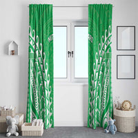 Custom Cook Islands Mitiaro Window Curtain Polynesian Tribal Tattoo