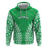 Custom Cook Islands Mitiaro Zip Hoodie Polynesian Tribal Tattoo