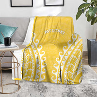 Custom Cook Islands Aitutaki Blanket Polynesian Tribal Tattoo