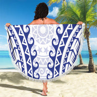 Custom Cook Islands Palmerston Beach Blanket Polynesian Tribal Tattoo