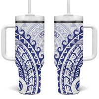 Cook Islands Palmerston Tumbler With Handle Polynesian Tribal Tattoo