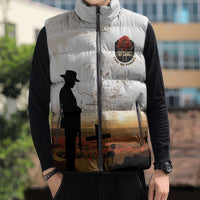 Australia And New Zealand ANZAC Day Sleeveless Puffer Jacket Battle Of Beersheba
