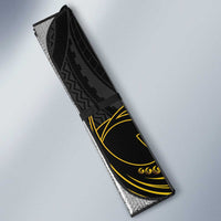 Filipinos Lapu Lapu Hero Auto Sun Shade Gold Polynesian Tribal Tattoo