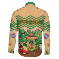 Personalised Hawaii Cinco De Mayo Family Matching Short Sleeve Bodycon Dress and Hawaiian Shirt Funny Style