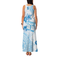 Happy Fiji Girmit Day Family Matching Tank Maxi Dress and Hawaiian Shirt Fijian Tapa With Mandala Pattern