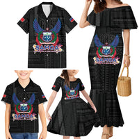Samoa 64th Independence Anniversary Family Matching Mermaid Dress and Hawaiian Shirt LT05 - Polynesian Pride