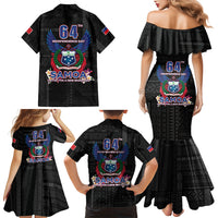 Samoa 64th Independence Anniversary Family Matching Mermaid Dress and Hawaiian Shirt LT05 - Polynesian Pride
