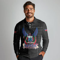 Samoa 64th Independence Anniversary Long Sleeve Polo Shirt