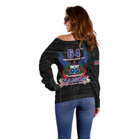 Samoa 64th Independence Anniversary Off Shoulder Sweater