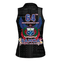 Samoa 64th Independence Anniversary Women Sleeveless Polo Shirt