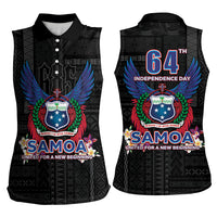 Samoa 64th Independence Anniversary Women Sleeveless Polo Shirt