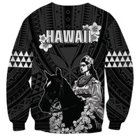 Hawaii King Kamehameha Day Parade Sweatshirt With Pa'u Riders Plumeria Kakau Tribal Pattern LT05 - Polynesian Pride