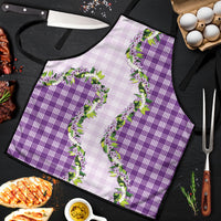 Violet Hawaii Palaka Apron Maile Pikake Honohono Orchid Lei LT05 Violet - Polynesian Pride