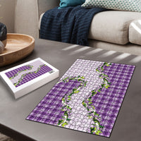 Violet Hawaii Palaka Puzzle Maile Pikake Honohono Orchid Lei