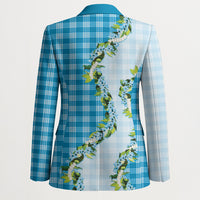 Blue Hawaii Palaka Blazer Maile Pikake Honohono Orchid Lei LT05 - Polynesian Pride