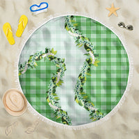 Green Hawaii Palaka Beach Blanket Maile Pikake Honohono Orchid Lei