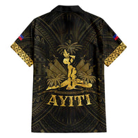 Haiti 1804 Hawaiian Shirt Polynesian Gold Neg Maron