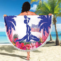 Haiti Independence Day Beach Blanket Neg Maron Polynesian Style LT05