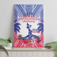Haiti Independence Day Canvas Wall Art Neg Maron Polynesian Style LT05