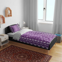 Purple Samoa Malu Tattoo Inspired Bedding Set LT05 - Polynesian Pride