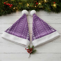 Purple Samoa Malu Tattoo Inspired Christmas Santa Hat LT05 - Polynesian Pride