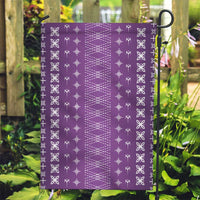 Purple Samoa Malu Tattoo Inspired Garden Flag LT05 Garden Flag Purple - Polynesian Pride