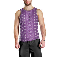 Purple Samoa Malu Tattoo Inspired Men Tank Top LT05 - Polynesian Pride