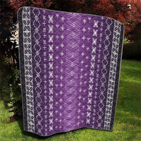 Purple Samoa Malu Tattoo Inspired Quilt LT05 - Polynesian Pride