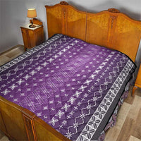 Purple Samoa Malu Tattoo Inspired Quilt LT05 - Polynesian Pride