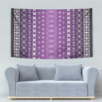Purple Samoa Malu Tattoo Inspired Tapestry LT05 - Polynesian Pride