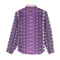 Purple Samoa Malu Tattoo Inspired Women Casual Shirt LT05 - Polynesian Pride