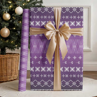 Purple Samoa Malu Tattoo Inspired Wrapping Paper