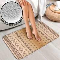 Beige Samoa Malu Tattoo Inspired Bathroom Set LT05 - Polynesian Pride
