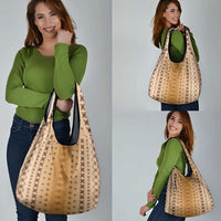 Beige Samoa Malu Tattoo Inspired Grocery Bag LT05 - Polynesian Pride