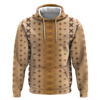 Beige Samoa Malu Tattoo Inspired Hoodie LT05 Pullover Hoodie Beige - Polynesian Pride