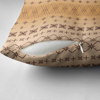 Beige Samoa Malu Tattoo Inspired Pillow Cover LT05 - Polynesian Pride