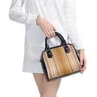Beige Samoa Malu Tattoo Inspired Shoulder Handbag - Polynesian Pride