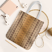 Beige Samoa Malu Tattoo Inspired Tote Bag LT05 White Strap One Size Beige - Polynesian Pride