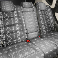 Black Samoa Malu Tattoo Inspired Back Car Seat Cover LT05 - Polynesian Pride