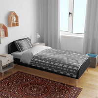 Black Samoa Malu Tattoo Inspired Bedding Set LT05 - Polynesian Pride