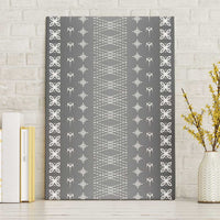 Black Samoa Malu Tattoo Inspired Canvas Wall Art LT05 Without Frame Black - Polynesian Pride