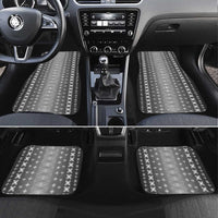 Black Samoa Malu Tattoo Inspired Car Mats LT05 Set 4pcs Black - Polynesian Pride