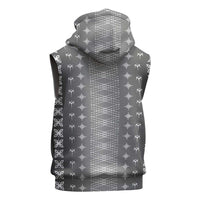 Black Samoa Malu Tattoo Inspired Sleeveless Hoodie LT05 - Polynesian Pride
