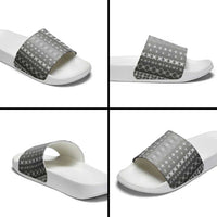 Black Samoa Malu Tattoo Inspired Slide Sandals - Polynesian Pride