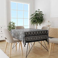 Black Samoa Malu Tattoo Inspired Tablecloth LT05 - Polynesian Pride