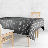 Black Samoa Malu Tattoo Inspired Tablecloth LT05 - Polynesian Pride