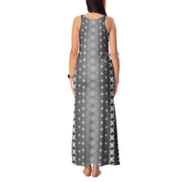 Black Samoa Malu Tattoo Inspired Tank Maxi Dress LT05 - Polynesian Pride
