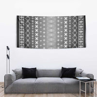 Black Samoa Malu Tattoo Inspired Tapestry LT05 - Polynesian Pride