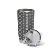 Black Samoa Malu Tattoo Inspired Tumbler Cup LT05 - Polynesian Pride