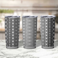 Black Samoa Malu Tattoo Inspired Tumbler Cup LT05 - Polynesian Pride